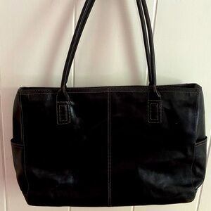 Fossil Executive Woman Black Leather Bag